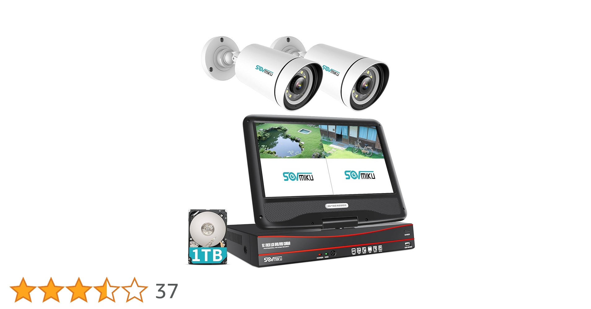 Amazon.co.jp: 【500万画素・POE有線接続】Sovmiku防犯カメラ poe給電